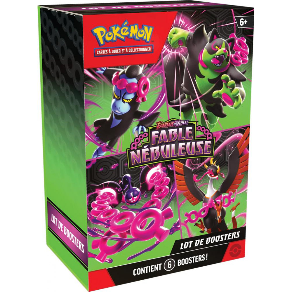 Pokémon - Écarlate et Violet – Bundle Fable Nébuleuse EV6.5 (6 boosters)