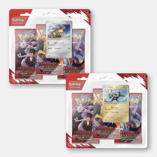 Pokémon - Écarlate et Violet – Tripack Rivalités Destinées EV10 (3 boosters)