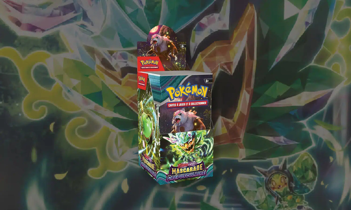 Pokémon - Écarlate et Violet – Demi Display Mascarade Crépusculaire EV06 (18 boosters)