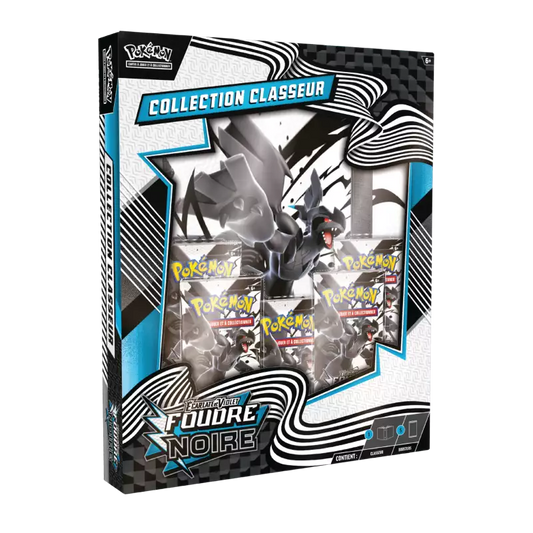 Pokémon - Écarlate et Violet – Coffret classeur Foudre Noire EV10.5 (5 boosters)