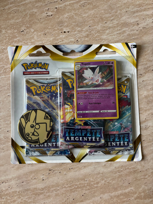 Pokémon - Tripack Tempête Argentée (3 boosters)