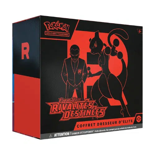 Pokémon - Écarlate et Violet – Coffret dresseur d'élite Destinés Rivalitées EV10 (9 boosters)