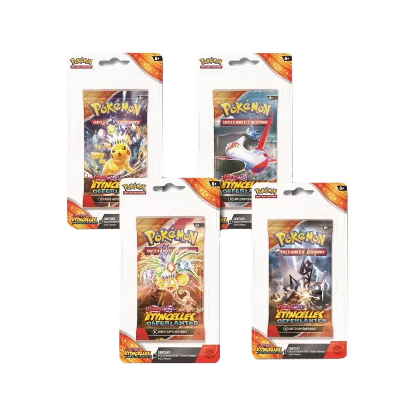 Pokémon - Écarlate et Violet – Blister Etincelles Déferlantes EV8 (1 booster)
