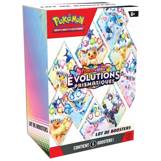 Pokémon - Écarlate et Violet – Bundle Évolutions Prismatiques (6 boosters)