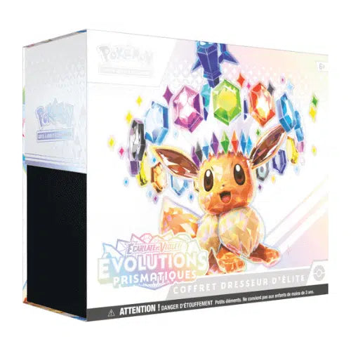 Pokémon - Écarlate et Violet – Coffret dresseur d'élite Evolutions Prismatiques EV8.5 (9 boosters)