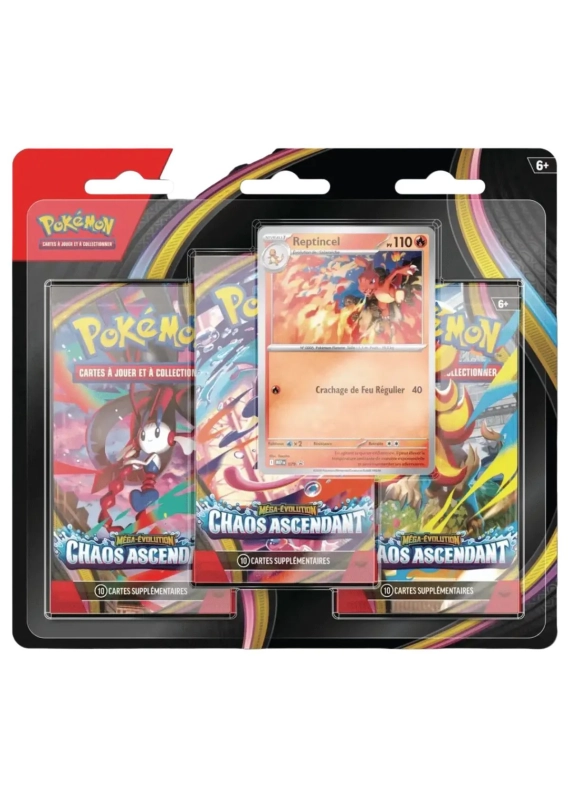 Pokémon - Tripack ME04 Chaos Ascendant (3 Boosters)