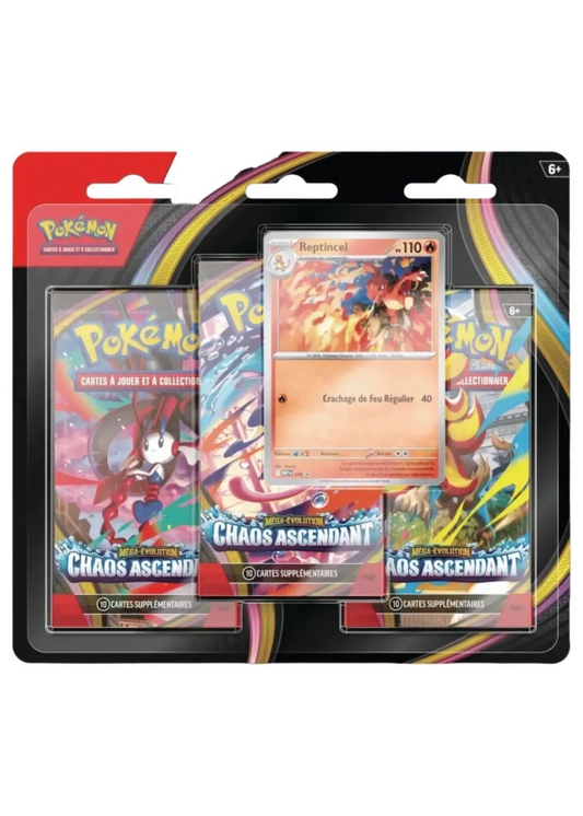 Pokémon - Tripack ME04 Chaos Ascendant (3 Boosters)